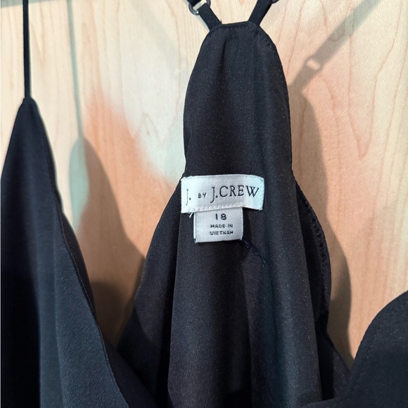 J. Crew Black Asymmetrical Backless Camisole - Picture 3 of 3